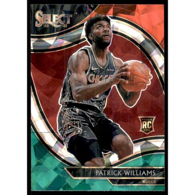 2020-21 Select Prizms Red White Green Ice #297 Patrick Williams