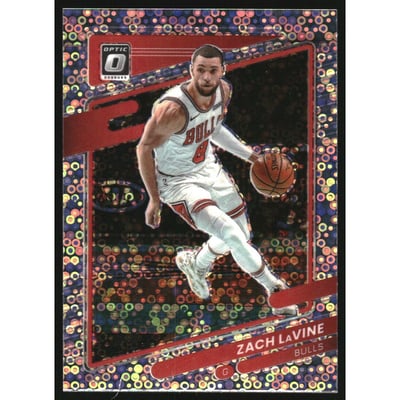 2021-22 Donruss Optic Fast Break Holo #105 Zach LaVine