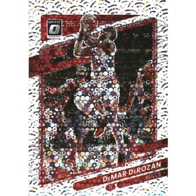 2021-22 Donruss Optic Fast Break Holo #28 DeMar DeRozan