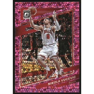 2021-22 Donruss Optic Fast Break Pink #141 Nikola Vucevic