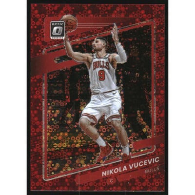 2021-22 Donruss Optic Fast Break Red #141 Nikola Vucevic