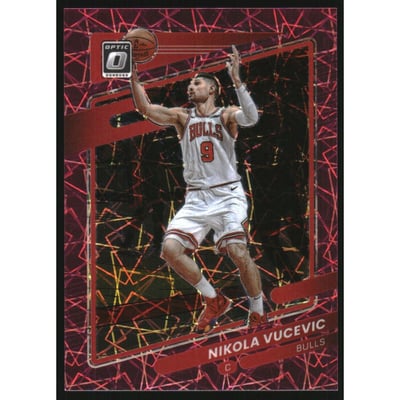 2021-22 Donruss Optic Pink Velocity #141 Nikola Vucevic