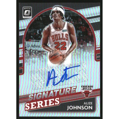 2021-22 Donruss Optic Signature Series Holo #31 Alize Johnson