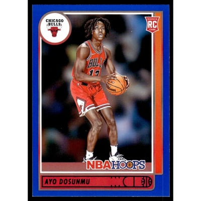 2021-22 Hoops Blue #240 Ayo Dosunmu