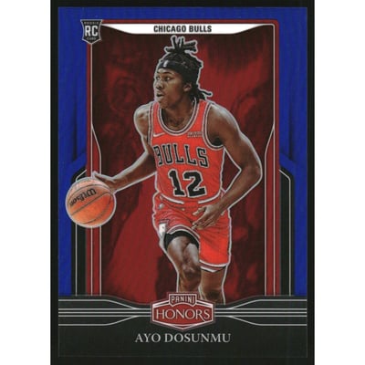 2021-22 Panini Chronicles Blue #682 Ayo Dosunmu/Honors