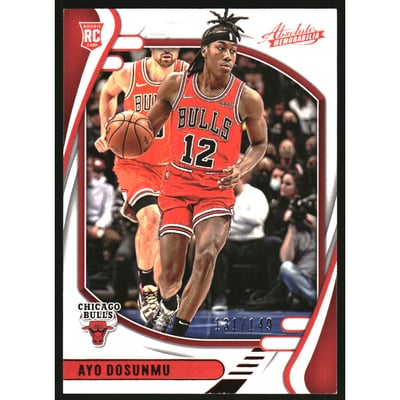 2021-22 Panini Chronicles Red #231 Ayo Dosunmu/Absolute