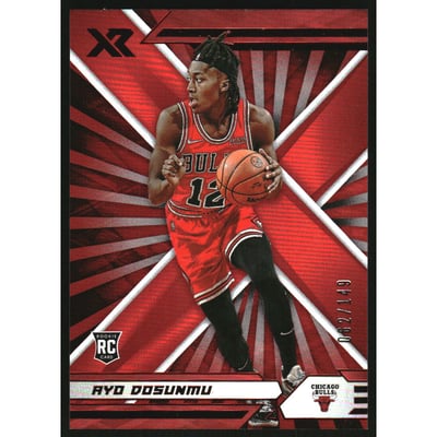 2021-22 Panini Chronicles Red #386 Ayo Dosunmu/XR