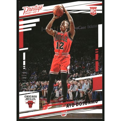 2021-22 Panini Chronicles Red #60 Ayo Dosunmu/Prestige