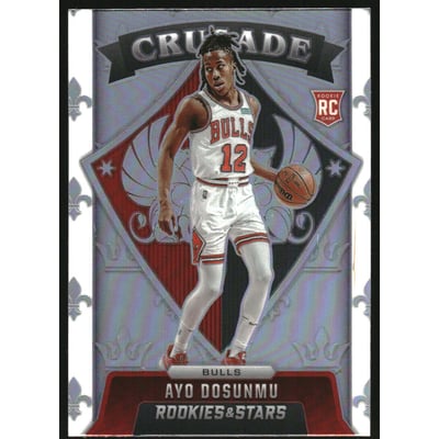 2021-22 Panini Chronicles Silver #634 Ayo Dosunmu/Crusade
