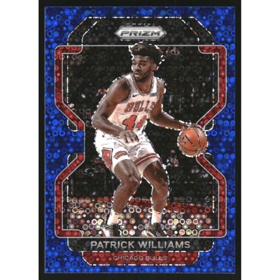 2021-22 Panini Prizm Prizms Fast Break Blue #6 Patrick Williams