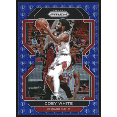 2021-22 Panini Prizm Prizms NBA 75th Anniversary #143 Coby White