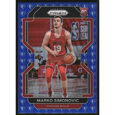2021-22 Panini Prizm Prizms NBA 75th Anniversary #166 Marko Simonovic