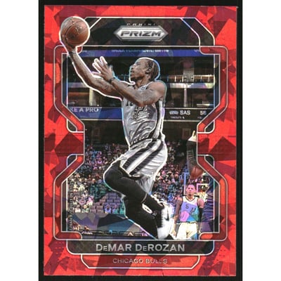 2021-22 Panini Prizm Prizms Red Ice #113 DeMar DeRozan