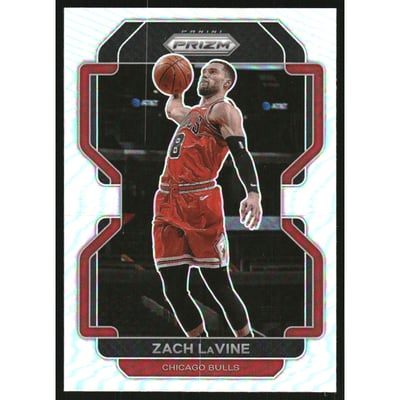 2021-22 Panini Prizm Prizms Silver #107 Zach LaVine