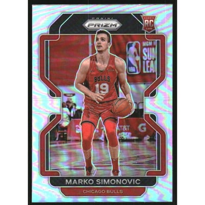 2021-22 Panini Prizm Prizms Silver #166 Marko Simonovic