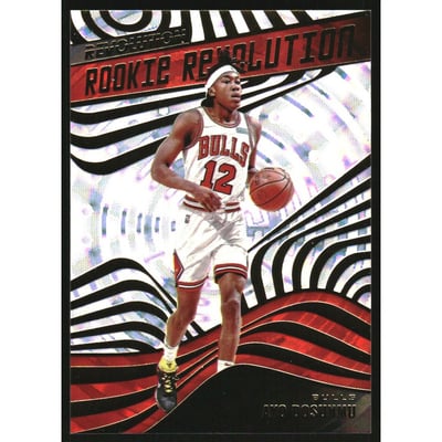 2021-22 Panini Revolution Rookie Revolution Fractal #14 Ayo Dosunmu