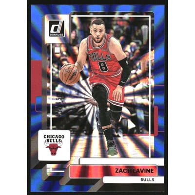 2022-23 Donruss Holo Blue Laser #30 Zach LaVine