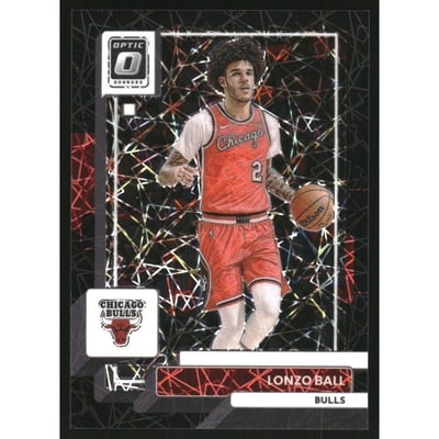 2022-23 Donruss Optic Black Velocity #58 Lonzo Ball