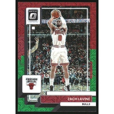 2022-23 Donruss Optic Choice Red and Green #51 Zach LaVine