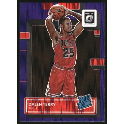 2022-23 Donruss Optic Purple Shock #232 Dalen Terry RR