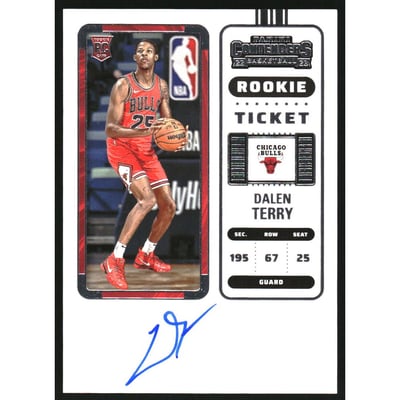 2022-23 Panini Contenders #141 Dalen Terry RC