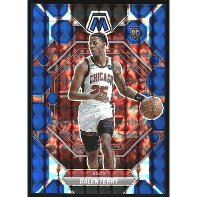 2022-23 Panini Mosaic Mosaic Blue #209 Dalen Terry