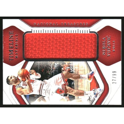 2022-23 Panini National Treasures Timeline Materials #26 Nikola Vucevic