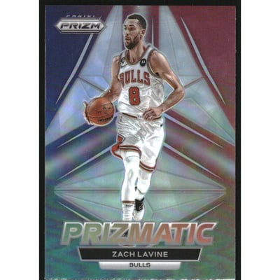 2022-23 Panini Prizm Prizmatic Prizms Silver #6 Zach LaVine