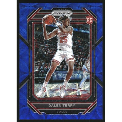 2022-23 Panini Prizm Prizms Choice Blue #240 Dalen Terry