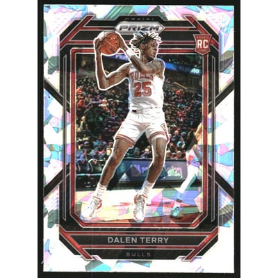 2022-23 Panini Prizm Prizms Ice #240 Dalen Terry