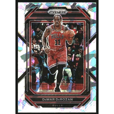 2022-23 Panini Prizm Prizms Ice #72 DeMar DeRozan