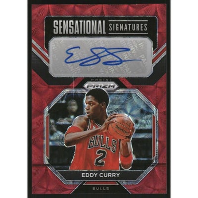 2022-23 Panini Prizm Sensational Signatures Prizms Choice #41 Eddy Curry