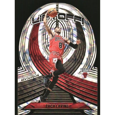 2022-23 Panini Revolution Liftoff! Fractal #1 Zach LaVine