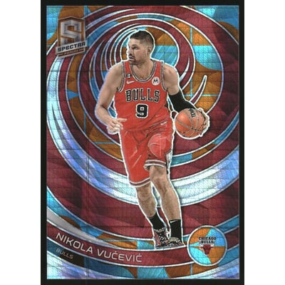2022-23 Panini Spectra Asia Blue and Orange #114 Nikola Vucevic