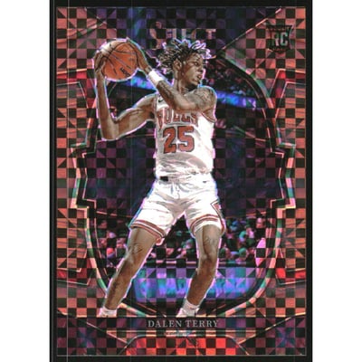 2022-23 Select Prizms Copper Plaid #89 Dalen Terry