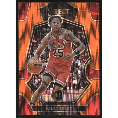 2022-23 Select Prizms Orange Flash #188 Dalen Terry
