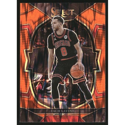 2022-23 Select Prizms Orange Flash #34 Zach LaVine