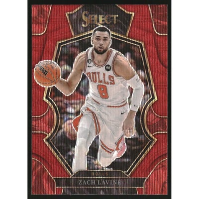 2022-23 Select Prizms Red Wave #134 Zach LaVine