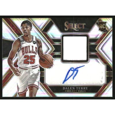 2022-23 Select Rookie Jersey Autographs #7 Dalen Terry/199