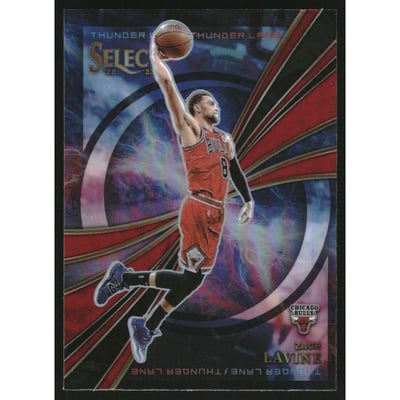 2022-23 Select Thunder Lane Red Prizms #5 Zach LaVine