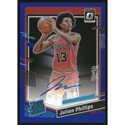 2023-24 Donruss Optic Blue #276 Julian Phillips RR AU