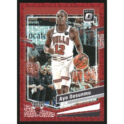 2023-24 Donruss Optic Choice Red #24 Ayo Dosunmu