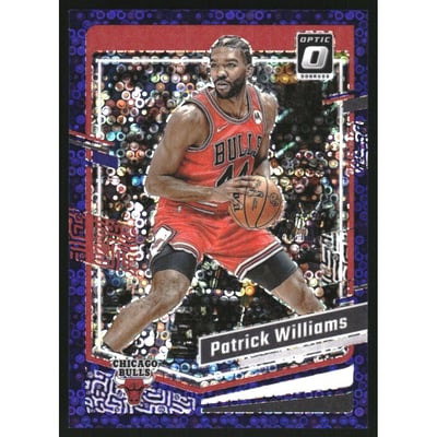 2023-24 Donruss Optic Fast Break Purple #176 Patrick Williams