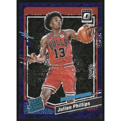 2023-24 Donruss Optic Fast Break Purple #231 Julian Phillips RR