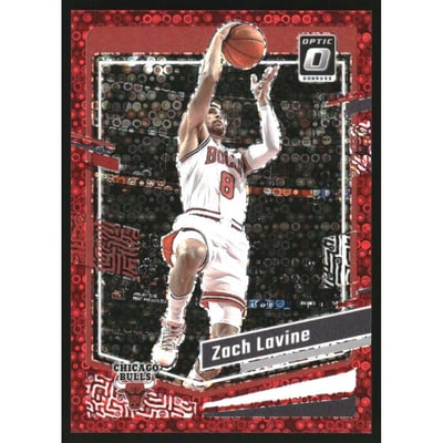 2023-24 Donruss Optic Fast Break Red #23 Zach LaVine