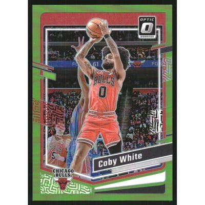 2023-24 Donruss Optic Lime Green #125 Coby White