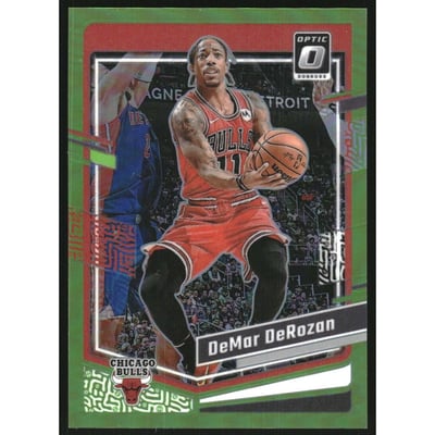 2023-24 Donruss Optic Lime Green #43 DeMar DeRozan