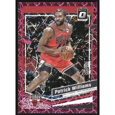 2023-24 Donruss Optic Pink Velocity #176 Patrick Williams