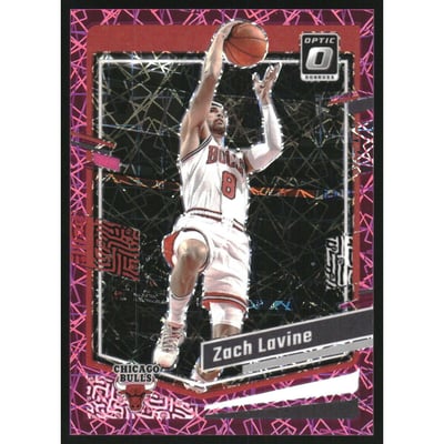 2023-24 Donruss Optic Pink Velocity #23 Zach LaVine