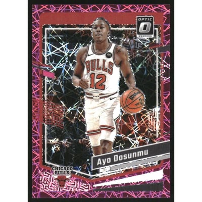 2023-24 Donruss Optic Pink Velocity #24 Ayo Dosunmu